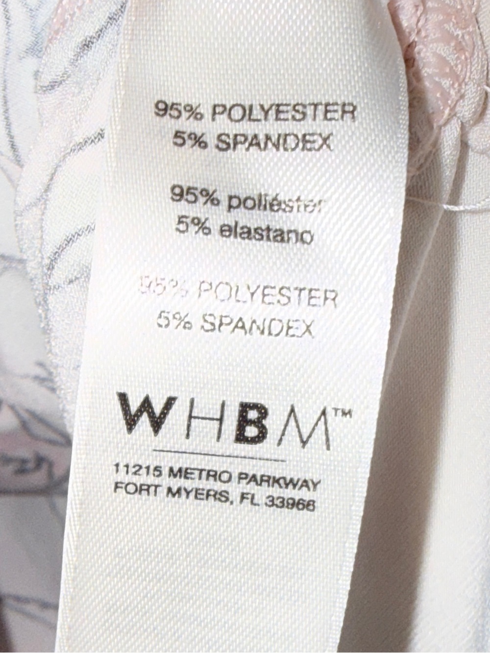 NwoT White House Black Market Pink &  Black Floral Top-S-EC - Picture 10 of 11